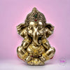 Divine Golden Ganesha Statue