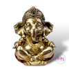 Divine Golden Ganesha Statue