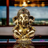 Divine Golden Ganesha Statue
