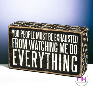 Do Everything Box Sign 🌸