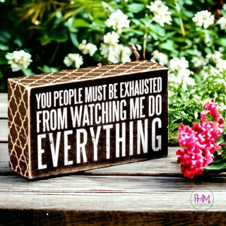 Do Everything Box Sign 🌸