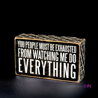 Do Everything Box Sign 🌸