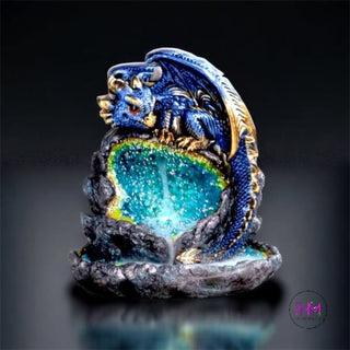 Dragons Breath Mystical Geode Backflow Incense Burner 🐉