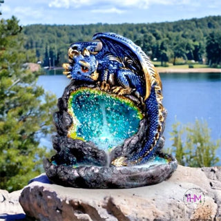 Dragons Breath Mystical Geode Backflow Incense Burner 🐉