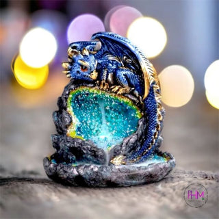Dragons Breath Mystical Geode Backflow Incense Burner 🐉