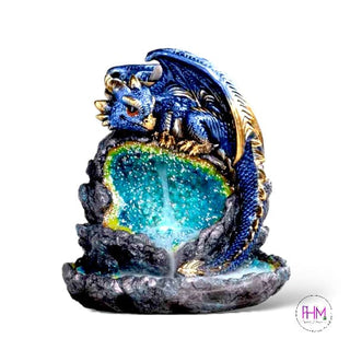 Dragons Breath Mystical Geode Backflow Incense Burner 🐉