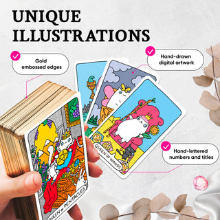 🐾🔮 Wyspell Paws Tarot Cards | Guided Learning Tarot Deck