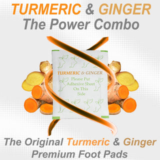 Turmeric & Ginger Detox Foot Pads | Dr. Entre's ✨🌿