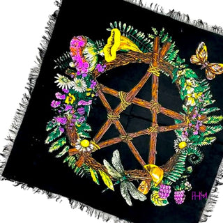 Earth Goddess Altar Cloth Tapestry 🌸 - Alter