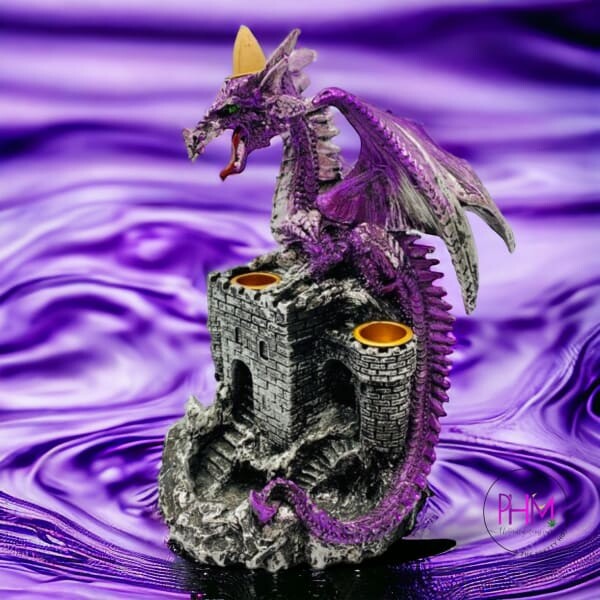Enchanted Dragon of the Royal Castle Back Flow Incense