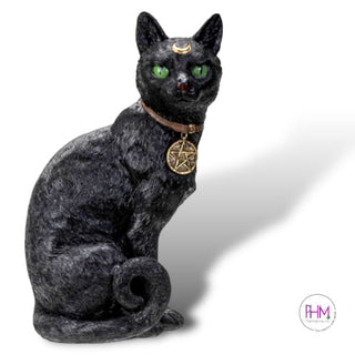 Enchanted Familiar Black Cat Statue 🌙🖤