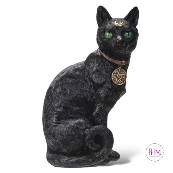 Enchanted Familiar Black Cat Statue 🌙🖤