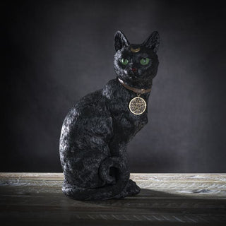 Enchanted Familiar Black Cat Statue 🌙🖤