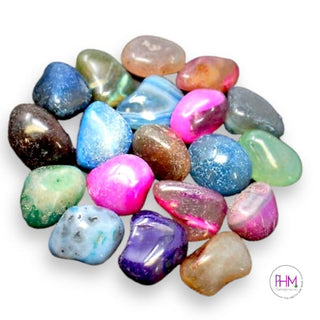 Enchanted Mixed Agate Tumbled Stone 🌈🔮 - Crystals
