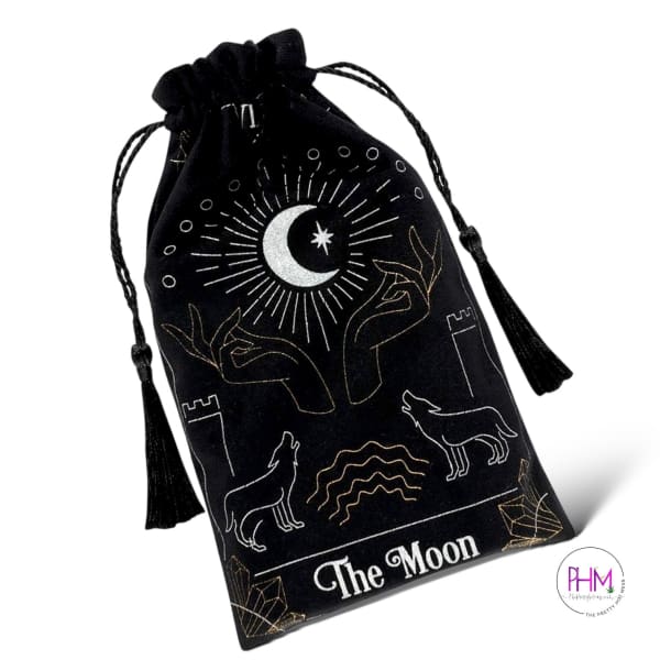 Enchanted Moon Tarot Drawstring Pouch 🌙✨