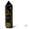 Enchanted Mystical Black Obsidian Protection Tower