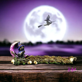 Enchanted Nights Black Cat Incense Burner