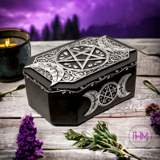 Enchanted Secrets Triple Moon Alter Box 💜 - Decor