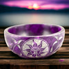 Enchanted Soapstone Smudge Bowls 🌙 - Purple Sun Magical