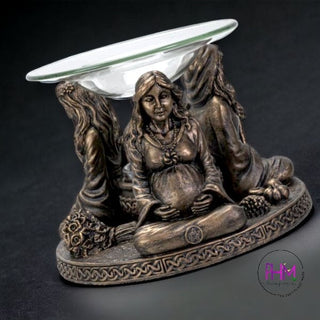 Enchanting Goddess Mother Maiden Crone Oil Burner ⭐️ - Done