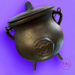 Witches Wisdom Extra Large Cast Iron Cauldron ⭐️