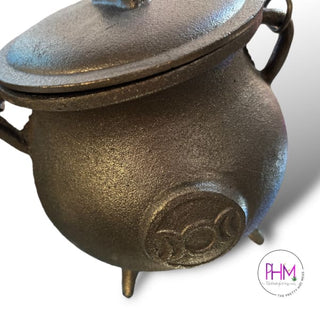 Witches Wisdom Extra Large Cast Iron Cauldron ⭐️