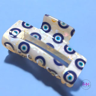 Evil Eye 🧿 Hair Clip - Sparkly Large