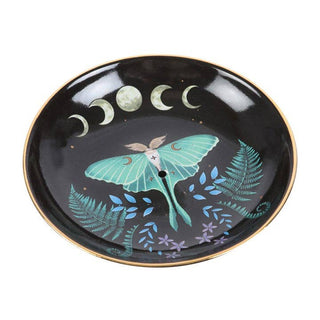 🦋 Luna Moth Ceramic Incense Holder 🌙✨