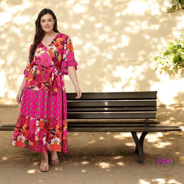 Feeling Flirty Boho Ruffle Maxi Dress The Pretty Hot Mess Feeling Flirty Boho Ruffle Maxi Dress The Pretty Hot Mess