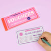 For Lovers Vouchers Coupon Book - note pad