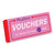 For Lovers Vouchers Coupon Book - note pad