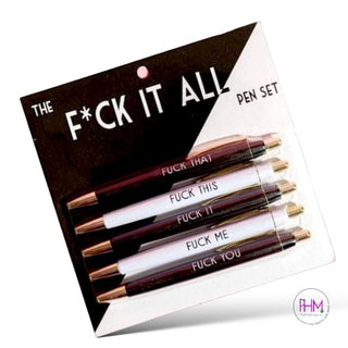 Fuck It All Ink Pen Set 🤙🏼 - Pens