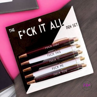 Fuck It All Ink Pen Set 🤙🏼 - Pens