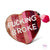 Fu*king Broke Beaded Heart Coin Purse