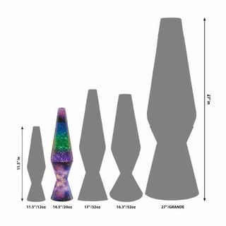 Galaxy Silver Star Glitter Lava Lamp 💜 - Kids Room