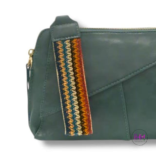 Gigi Crossbody with Woven Wristlet Strap | Joy Susan 🖤