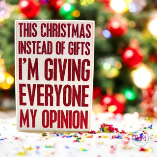 Giving My Opinion 🎅🏼