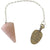 *Goddess Pendulums - Rose Quartz-May you walk