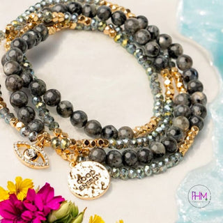 Good Energy Terra Stone Wrap Bracelet & Necklace 🧿 | Soul