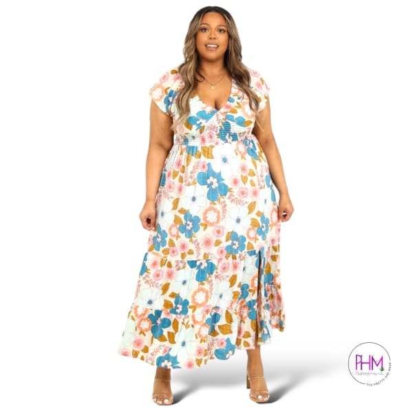 good vibes maxi dress GOOD VIBES MAXI DRESS BLU Couture Clothing