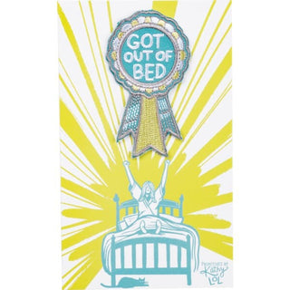 Got Out Of Bed Champion Patch | Primitives by Kathy