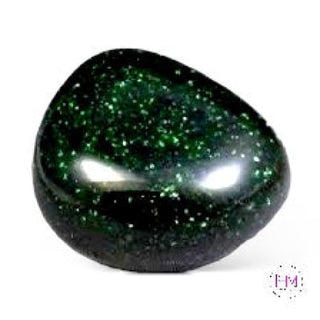 Green Goldstone Tumbled Stone 🔮