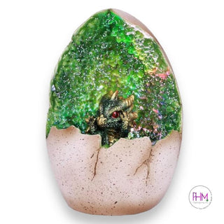 Guardian Dragon LED Light Up Crystal Geode Egg 🐉✨