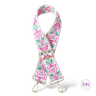 Guitar Straps | Jen and Co. - Boho Vine Green/Purple - Strap