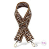 Guitar Straps | Jen and Co. - Paisley Brown Strap