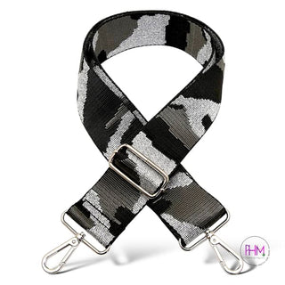 Guitar Straps | Jen and Co. - Camo Grey - Strap