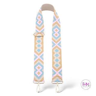 Guitar Straps | Jen and Co. - Pink & Teal - Strap