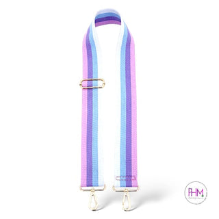 Guitar Straps | Jen and Co. - Lavender Stripes - Strap