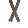 Charcoal Dotted Stripes