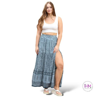 Gypsy Dreamer High Waisted Boho Maxi Skirt 🧿